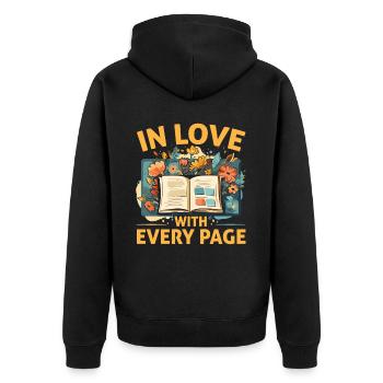 Scrapbooking Scrapbook Paper Crafting Scrapbooker - Unisex Premium Organic Zip Hoodie - black - Back - Nico (187cm)