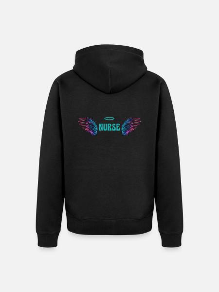 Infirmière soignante - Veste à capuche bio Premium Unisexe - noir