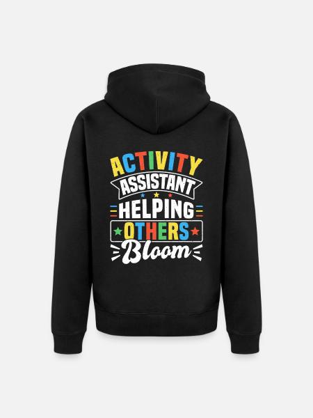 Awesome Activity Director - Unisex Premium Bio Zip Hoodie - Schwarz