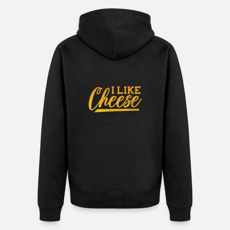 Fromage - Veste à capuche bio Premium Unisexe - noir