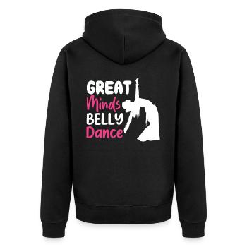 Citations de danse drôles Danseur drôle Raqs sharqi Swing - Veste à capuche bio Premium Unisexe - noir - Dos - Nico (187cm)