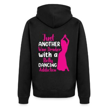Citations de danse drôles Danseur drôle Raqs sharqi Swing - Veste à capuche bio Premium Unisexe - noir - Dos - Nico (187cm)