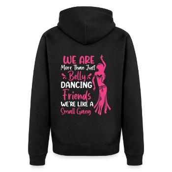 Citations de danse drôles Danseur drôle Raqs sharqi Swing - Veste à capuche bio Premium Unisexe - noir - Dos - Nico (187cm)