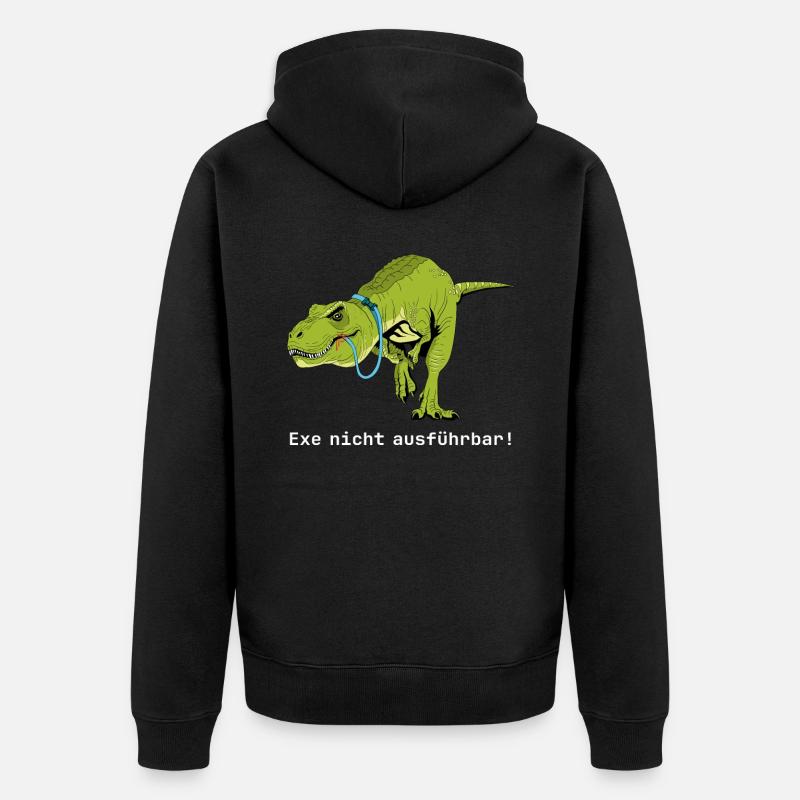 Cybersecurity IT-Sicherheit Computer Techniker - Unisex Premium Bio Zip Hoodie - Schwarz
