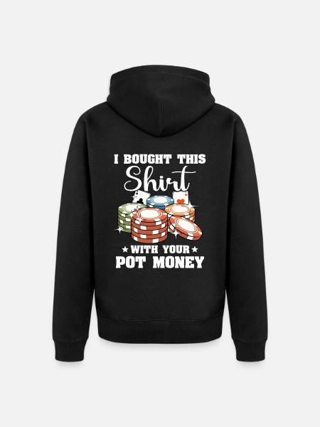 Poker Poker Players - Unisex Premium Organic Zip Hoodie - black