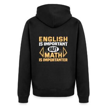 Meilleure idée de cadeau de pension pour les enseignants Étudiant - Veste à capuche bio Premium Unisexe - noir - Dos - Nico (187cm)