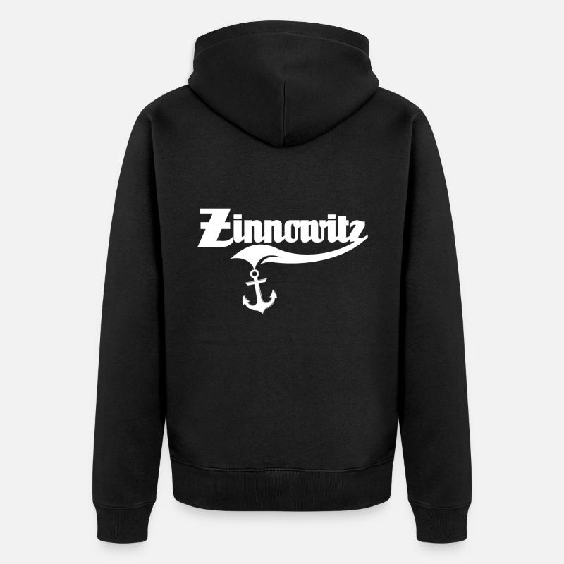 Dictons de Zinnowitz - Veste à capuche bio Premium Unisexe - noir