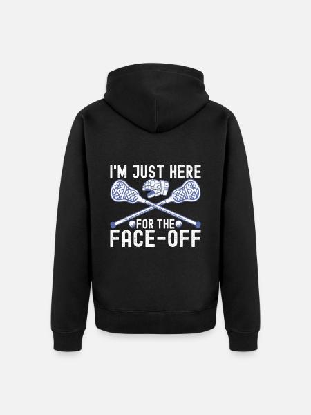 Lacrosse Lacrosse Players - Unisex Premium Organic Zip Hoodie - black