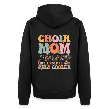 Groovy Chanteur Chanteur Choriste - Veste à capuche bio Premium Unisexe - noir - Dos - Nico (187cm)