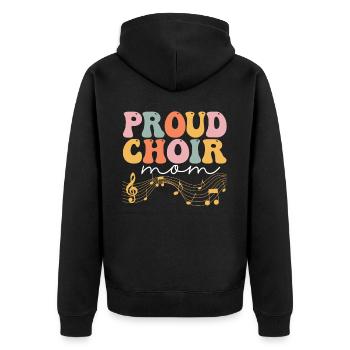 Groovy Chanteur Chanteur Choriste - Veste à capuche bio Premium Unisexe - noir - Dos - Nico (187cm)