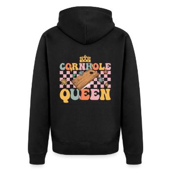 Groovy Cornhole Maman Trou De Maïs - Veste à capuche bio Premium Unisexe - noir - Dos - Nico (187cm)