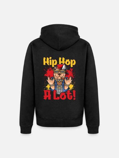 Hiphop Dance Dancer Breakdance - Unisex Premium Organic Zip Hoodie - black