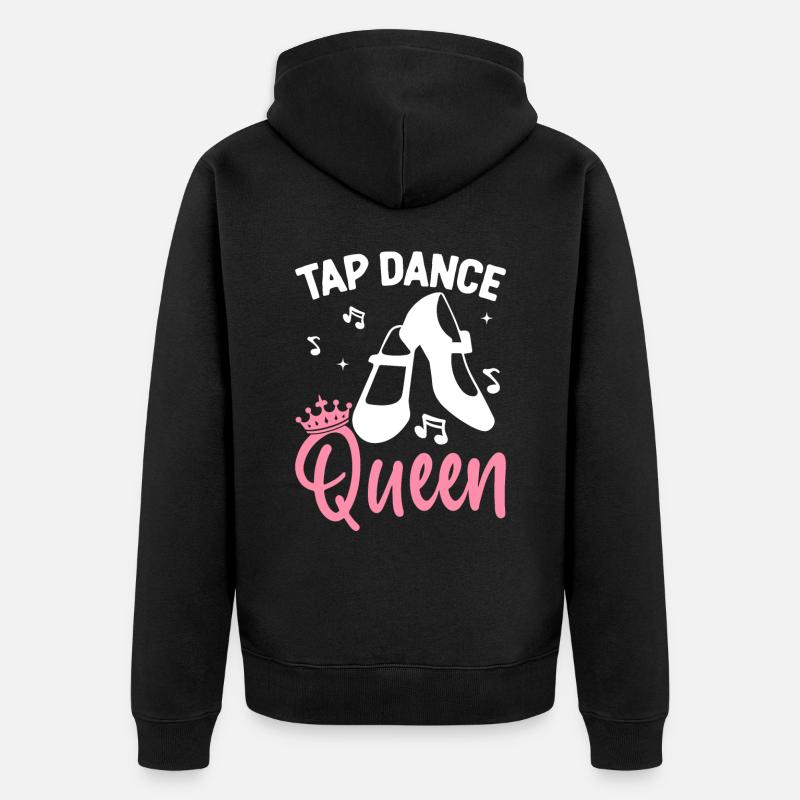 Dancer Tap Dancer - Veste à capuche bio Premium Unisexe - noir