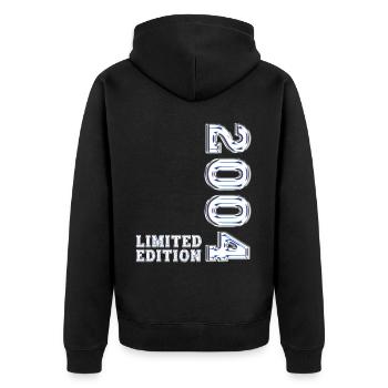 Édition limitée 2004 - Veste à capuche bio Premium Unisexe - noir - Dos - Nico (187cm)