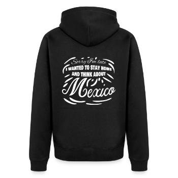 Mexique Mexicains Mexicains - Veste à capuche bio Premium Unisexe - noir - Dos - Nico (187cm)