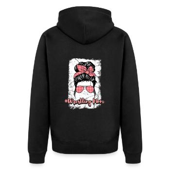 Lutteur lutteur Fight Wrestling Ringer cadeau - Veste à capuche bio Premium Unisexe - noir - Dos - Nico (187cm)