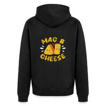 Fromage - Veste à capuche bio Premium Unisexe - noir - Dos - Nico (187cm)