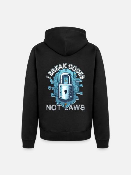 Ethischer Hacking -Analyst Ethische - Unisex Premium Bio Zip Hoodie - Schwarz