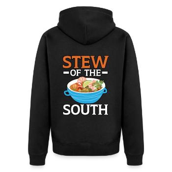 Gumbo Lovers Foodie Louisiane Manger Cuisine Cajun - Veste à capuche bio Premium Unisexe - noir - Dos - Nico (187cm)