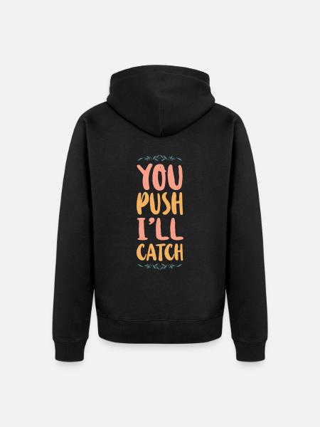 LD Labour And Delivery Nurse - Unisex Premium Organic Zip Hoodie - black