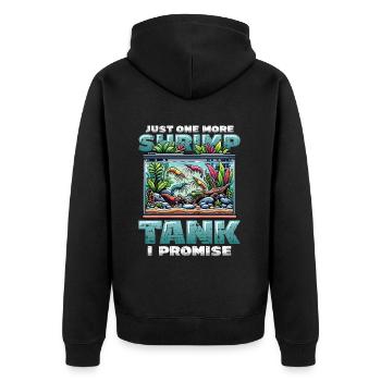 Éleveur de crevettes Aquarium de crevettes - Veste à capuche bio Premium Unisexe - noir - Dos - Nico (187cm)