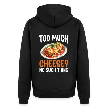 Enchilada Lover Mexican Food Mexico Cuisine Foodie - Unisex Premium Organic Zip Hoodie - black - Back - Nico (187cm)