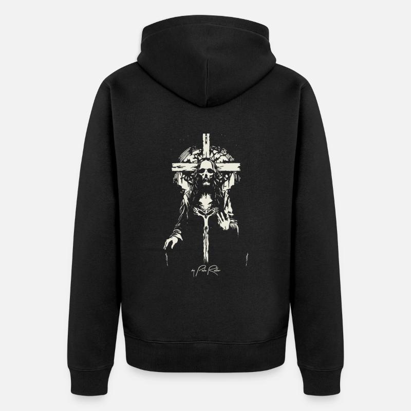 Le Saint Sauveur - Veste à capuche bio Premium Unisexe - noir