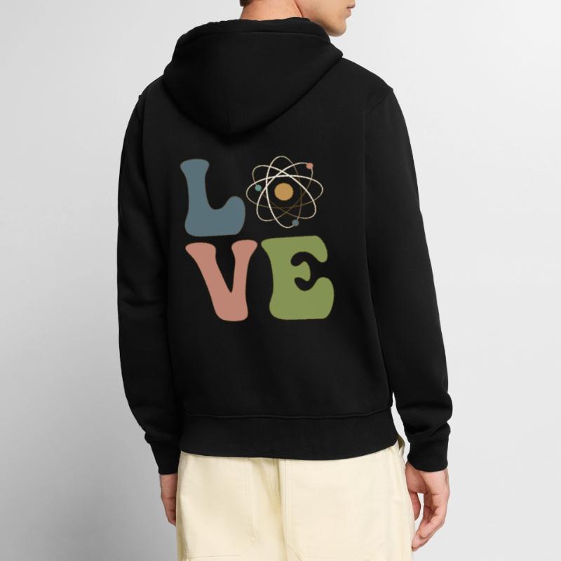 Quantum Physics Experiment Physicist Science Unisex Premium Organic Zip Hoodie