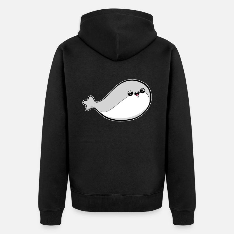 Sacabambaspis Poisson Meme - Veste à capuche bio Premium Unisexe - noir