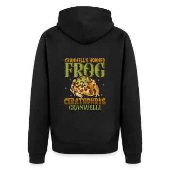 Grenouille cornue du Chaco - Veste à capuche bio Premium Unisexe - noir - Dos - Nico (187cm)
