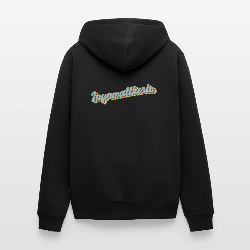 Programmierer Abschluss-Geschenk Informatikerin Unisex Premium Bio Zip Hoodie