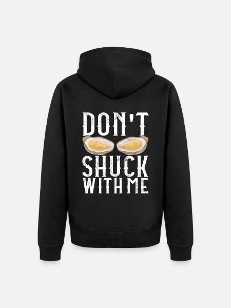 Austern Austernliebhaber - Unisex Premium Bio Zip Hoodie - Schwarz