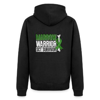 Stem Cell Transplant Stem Cell Donor Stem Cell - Unisex Premium Organic Zip Hoodie - black - Back - Nico (187cm)