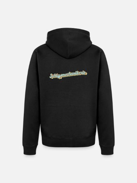 Motorenwärter Abschluss-Geschenk - Unisex Premium Bio Zip Hoodie - Schwarz