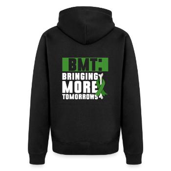 Stem Cell Transplant Stem Cell Donor Stem Cell - Unisex Premium Organic Zip Hoodie - black - Back - Nico (187cm)