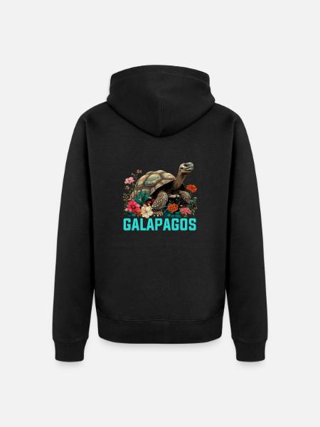 Galapagos Islands, ecuador Galapagos - Unisex Premium Bio Zip Hoodie - Schwarz