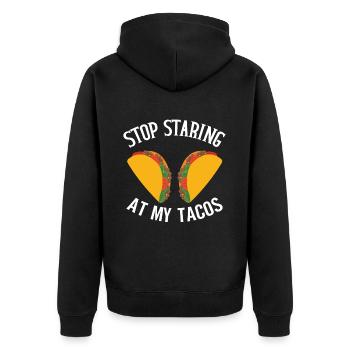 Taco drôle Fiesta mexicaine Cinco De Mayo - Veste à capuche bio Premium Unisexe - noir - Dos - Nico (187cm)