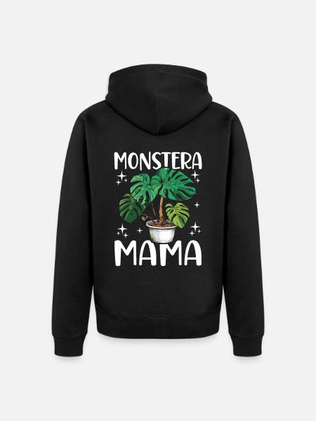 Fun Houseplant Nursery - Unisex Premium Organic Zip Hoodie - black