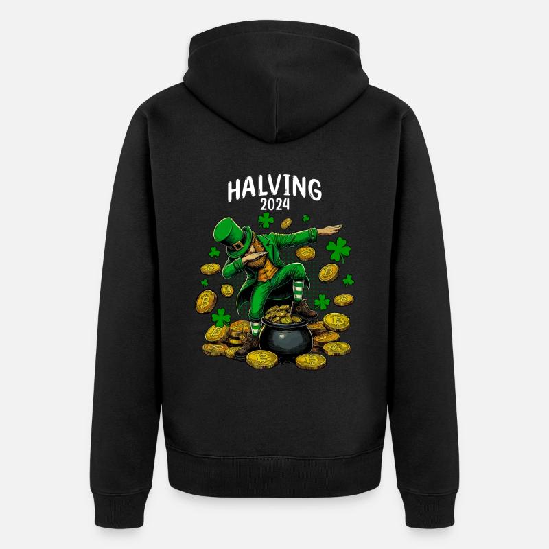 Halving 2024 - Unisex Premium Bio Zip Hoodie - Schwarz