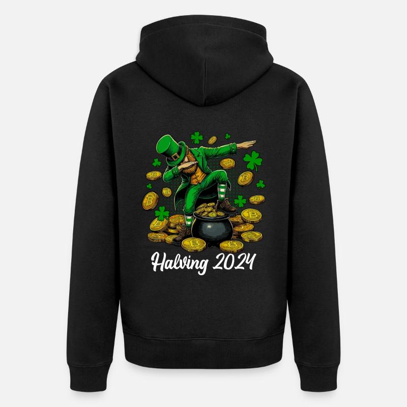 Réduction de moitié 2024 - Veste à capuche bio Premium Unisexe - noir
