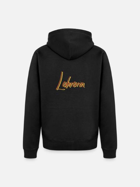 Schule Abschluss-Geschenk Lehrerin - Unisex Premium Bio Zip Hoodie - Schwarz
