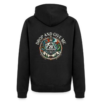 Jeu de rôle RPG Maître du jeu vidéo Gamer - Veste à capuche bio Premium Unisexe - noir - Dos - Nico (187cm)