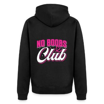 Pride Mastectomie Survivante du cancer Cancer du sein - Veste à capuche bio Premium Unisexe - noir - Dos - Nico (187cm)
