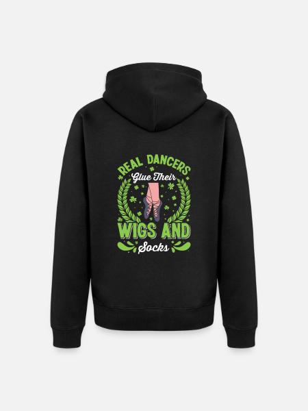 Irish Dance Irish Dancing - Unisex Premium Organic Zip Hoodie - black