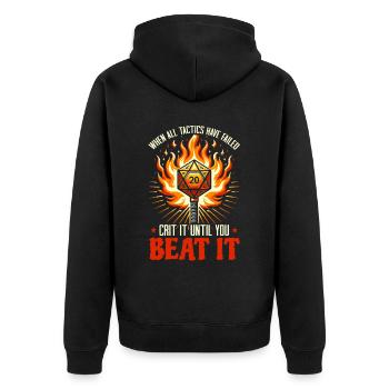 Jeu de rôle RPG Maître du jeu vidéo Gamer - Veste à capuche bio Premium Unisexe - noir - Dos - Nico (187cm)