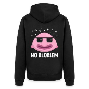 Drôle de poisson-mouche créature marine - Veste à capuche bio Premium Unisexe - noir - Dos - Nico (187cm)