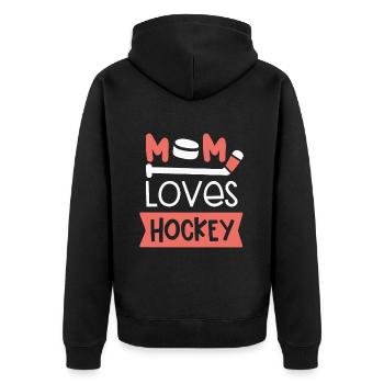 I've gone from mom to mom to be great - Unisex Premium Organic Zip Hoodie - black - Back - Nico (187cm)