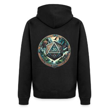 Jeu de rôle RPG Maître du jeu vidéo Gamer - Veste à capuche bio Premium Unisexe - noir - Dos - Nico (187cm)