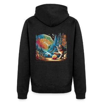 Jeu de rôle RPG Maître du jeu vidéo Gamer - Veste à capuche bio Premium Unisexe - noir - Dos - Nico (187cm)