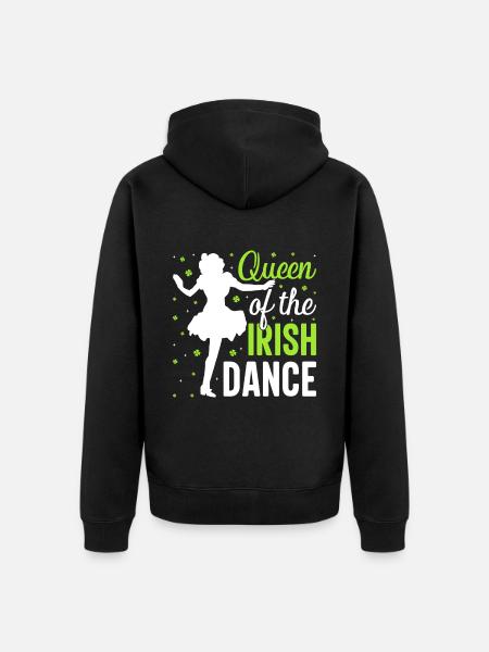 Irish Dance Irish Dancing - Unisex Premium Organic Zip Hoodie - black